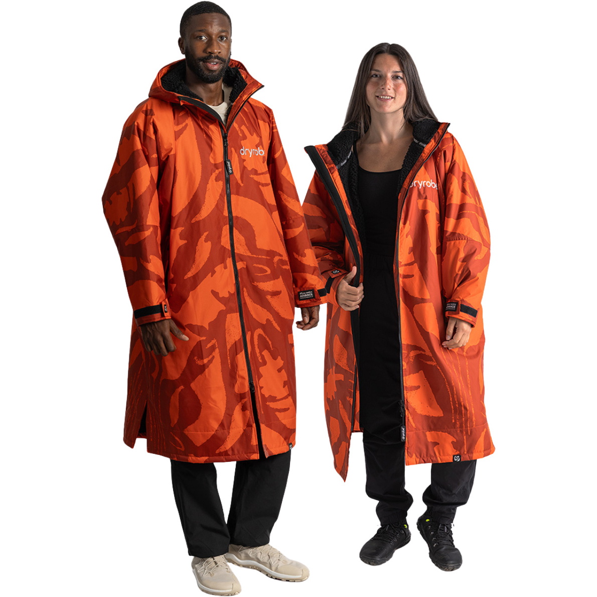 2026 Dryrobe Advance Long Sleeve Changing Robe DALSV3 - Mosaic Palm